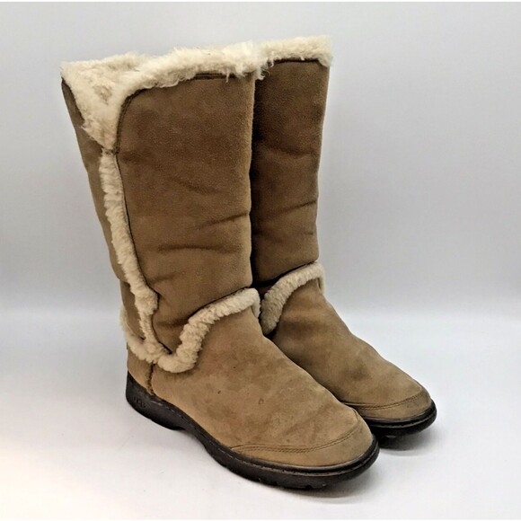 UGG Australia Katia Boots Women's 5 Brown Waterproof Suede Sheepskin 1008030 - Picture 3 of 11